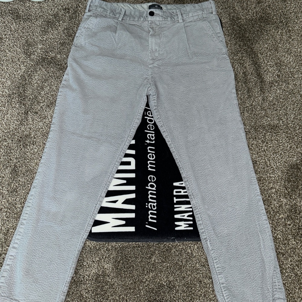 H&M grey cordouroy pants